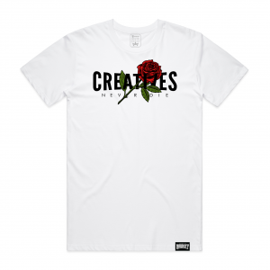 Creatives Never Die T-shirt (Front and Back)